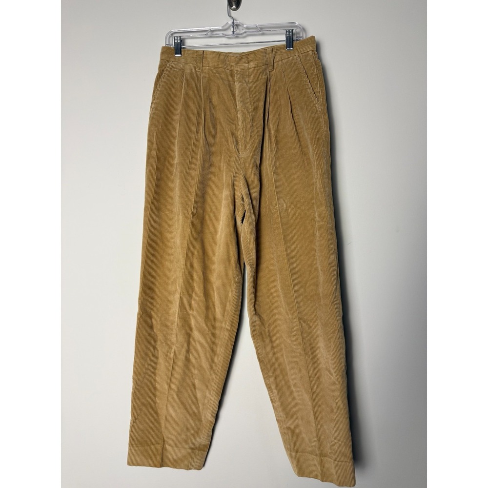 Vintage 90s Eddie Bauer Women's 14 L 32‎ Brown Bootcut Pants Corduroy